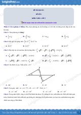 Đề thi học kì 1 Toán 7 - Đề số 6 - Kết nối tri thức